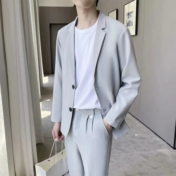 Oversize Anzug Beige