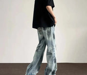Baggy Denim Jeans Herren